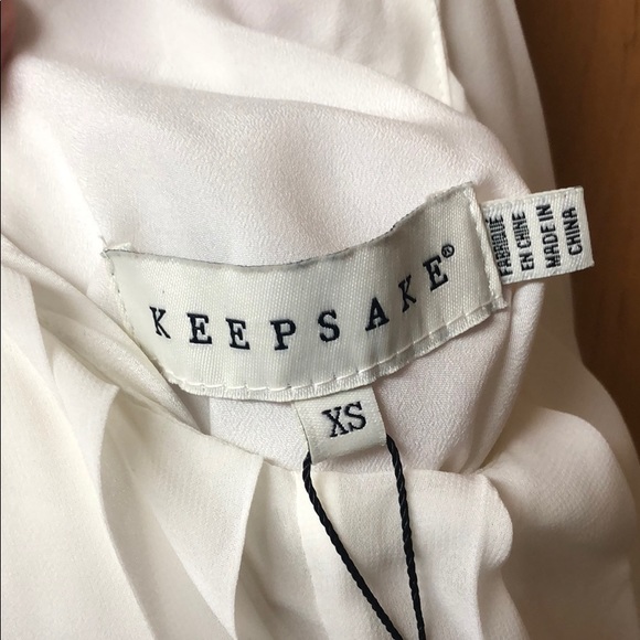 Keepsake the Label Ivory No Trust Dress XS - Picture 4 of 5